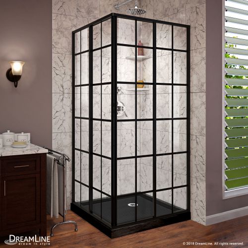 Dreamline French Corner Shower Enclosure And Base Kits