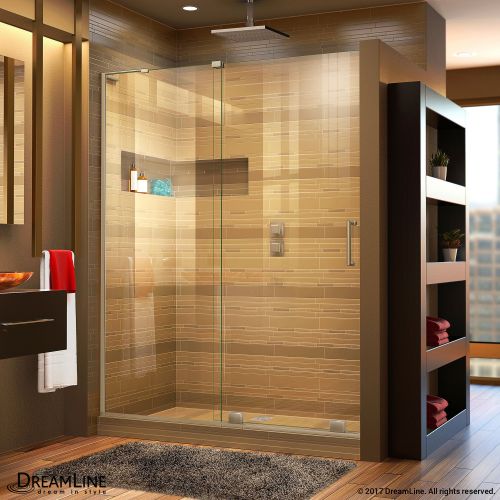 Dreamline Mirage X Shower Doors, Brushed Nickel Sliding Shower Door