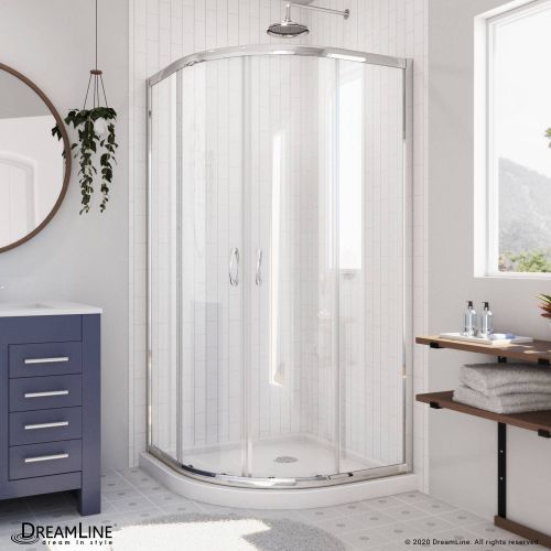 Dreamline Prime Shower Enclosure And, Shower Surround Kit With Base