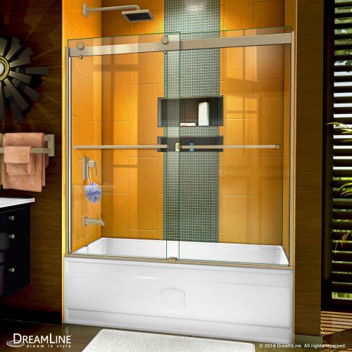 Dreamline Sapphire Tub Doors, Modern Bathtub Shower Doors