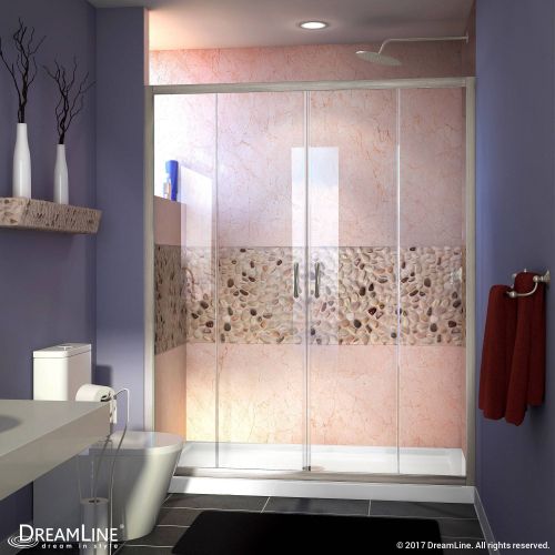 Dreamline Visions Shower Doors, 38 Inch Sliding Shower Door